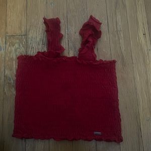 Hollister, red halter top size extra small